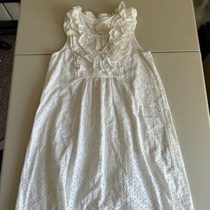 H&M Conscious Collection Cotton Eyelet Dress